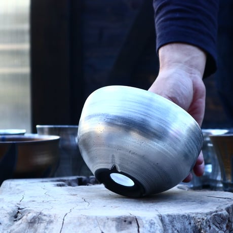 Yuta  Uchida 〝 silver  rust″    /   humanity pot      no.11779