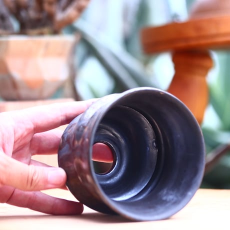P&A ceramic ware / rasen pot 　no.612-P17