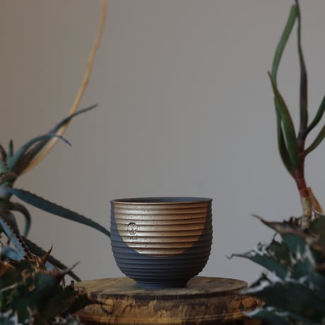 N/OH / コロ鉢 / Smoky gray + Moon / XS   no.929-1
