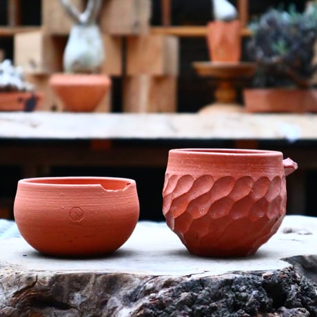 N/OH ／set CUP&POT／Persimmon　    no.417/102