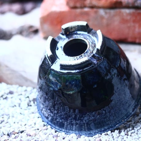 Tadao  Akutsu 〝瑠璃油″   /   humanity pot       no.51014