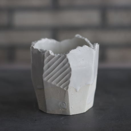 N/OH / 澪標-Strokes / White ×  White / SS (3.5号)  no.503-246