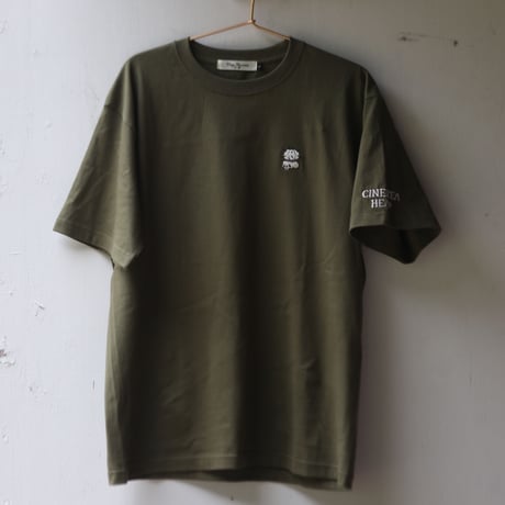 humanity×MENOSYAMA 【poorpatch T-shirt】CINEREAHEAD (シティグリーン) 予約販売