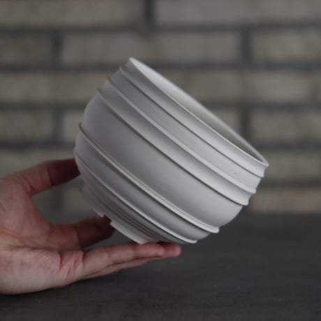takero pot / 白 (4.5号)  no.201-13