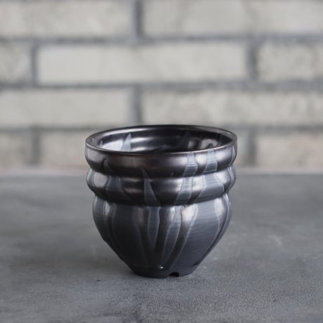 Yuta Uchida / black glaze / humanity (3号)  no.517-76