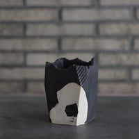N/OH / 澪標-Strokes / Black × White / S (3.5号)  no.426-66