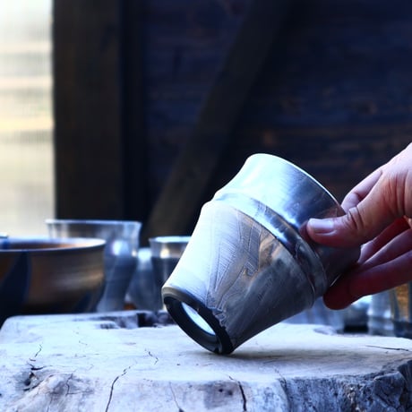 Yuta  Uchida 〝 silver  rust″    /   humanity pot      no.11766