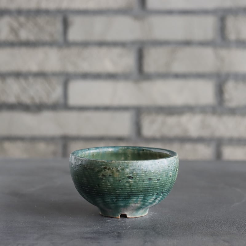 この状態は激レア！中国清 南方窯こんにゃく印判鉢 割れ、カケなし 民藝の美 Takero Anzai × Tomoharu Nakagawa / 山山 特別共作鉢 (3号