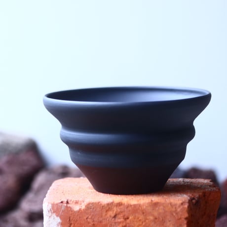 Yuta  Uchida 〝black  clay″   /   humanity pot       no.510-22