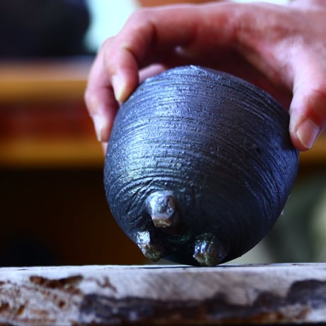 joint pot   安西桂   ×   安西岳郎   親子鉢〝土の子″  M  no.82363