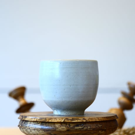 Masato Akutsu〝white glaze″ / humanity pot    no514-Am10