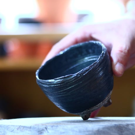 joint pot   安西桂   ×   安西岳郎   親子鉢〝土の子″ M   no.1018-34