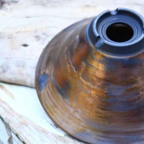 Yuta  Uchida〝gold rust″／humanity pot    no508172