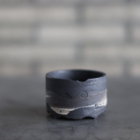N/OH / コロ鉢 / MARBLE NOHBLE + Strokes / XS (3号)  no.1025-56