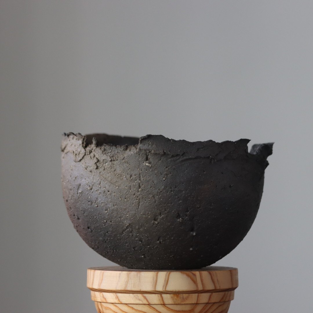 たけろうポット/ チギリ / スミ / L no.623-64 | 芽の巣山