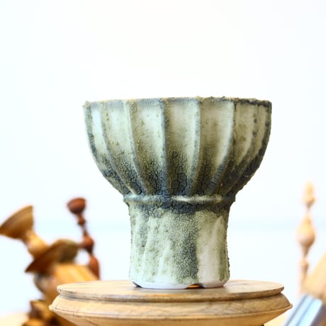soso/礎礎 / Cylinder Bowl / Olive reef     no.528/16