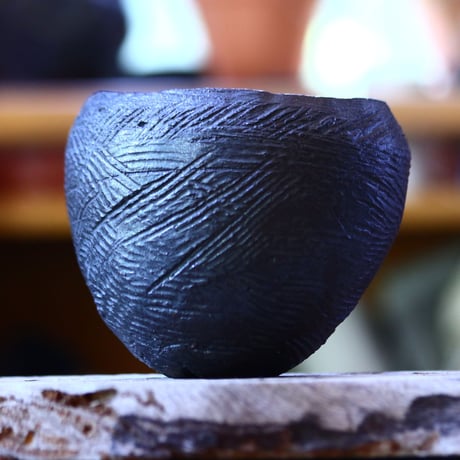 joint pot   安西桂   ×   安西岳郎   親子鉢〝土の子″  L  no.82380