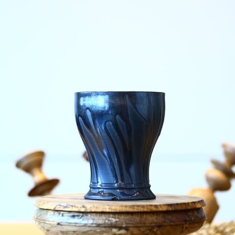 Yuta Uchida〝black glaze″ / humanity pot    no514-U23