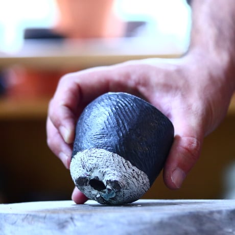 joint pot   安西桂   ×   安西岳郎   親子鉢〝土の子″ S   no.1018-22