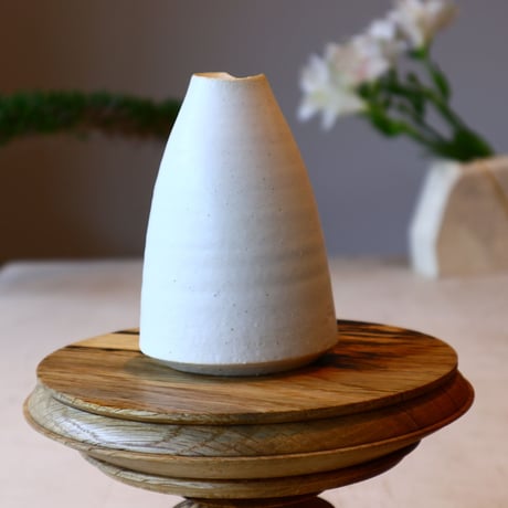 N/OH【食器】花器 / White / SS     no.611/58