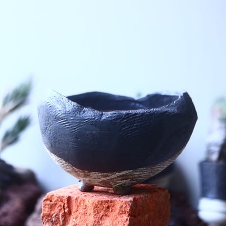 joint pot   安西桂   ×   安西岳郎   親子鉢〝土の子″ 　  no.52405