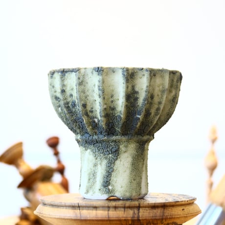 soso/礎礎 / Cylinder Bowl / Olive reef     no.528/16