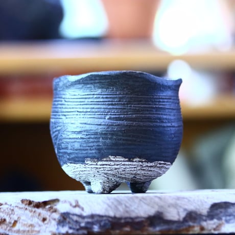 joint pot   安西桂   ×   安西岳郎   親子鉢〝土の子″  M  no.82373