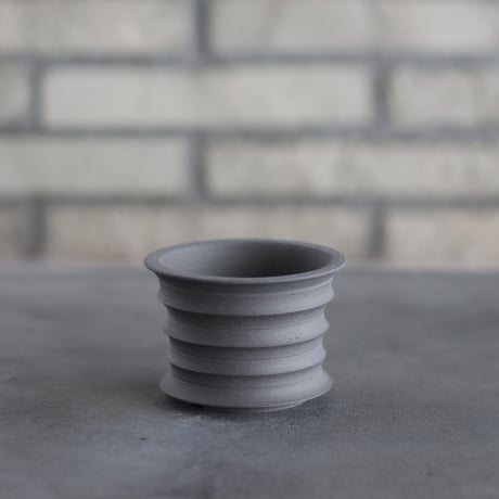 takero pot / ヤキシメ クロ (2.5号)   no.208-102