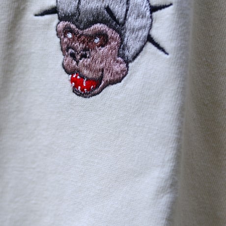 humanity×MENOSYAMA 【poorpatch T-shirt】 COPIAPE(アイボリー) 予約販売