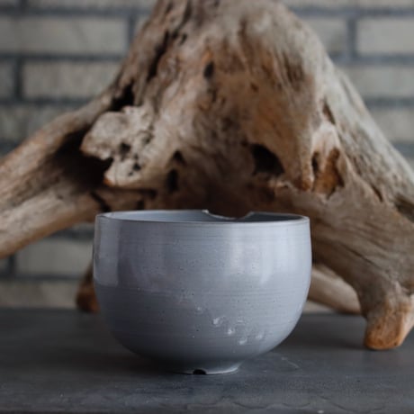 N/OH / コロ鉢 / Grey+Moon / S (4.5号)  no.504-148