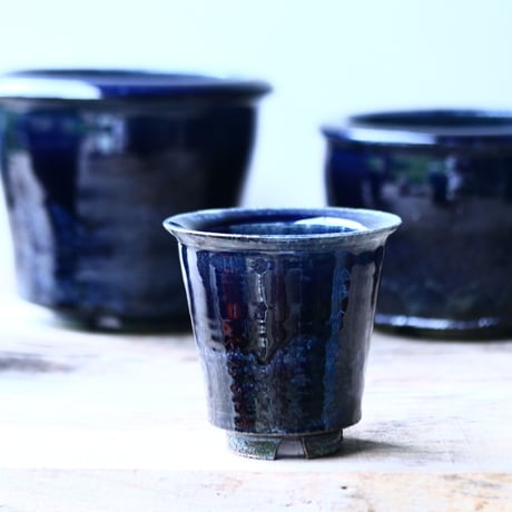 Tadao  Akutsu 〝瑠璃油″   /   humanity pot       no.91355