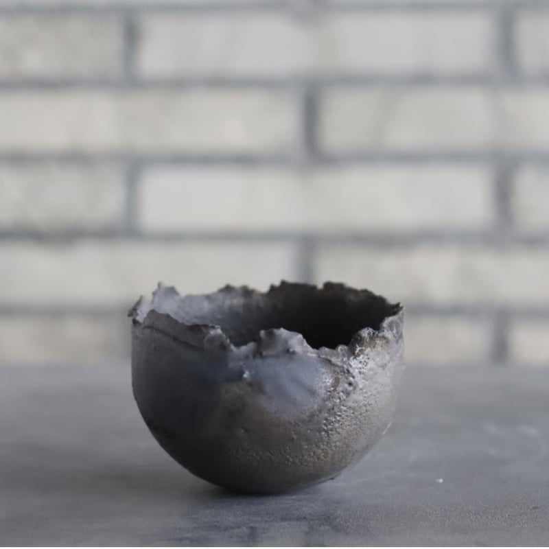 TAKERO POT / Chigiri / 炭化焼成 / M (3.5号) no.308/