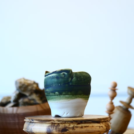 Mie Maeda〝verde″ / humanity pot    no1112-38