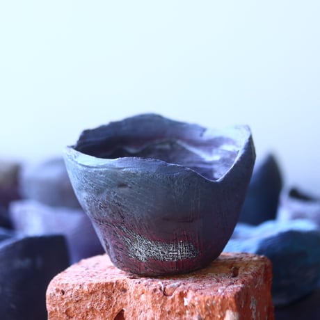 joint pot   安西桂   ×   安西岳郎   親子鉢〝土の子″ 　  no.50305