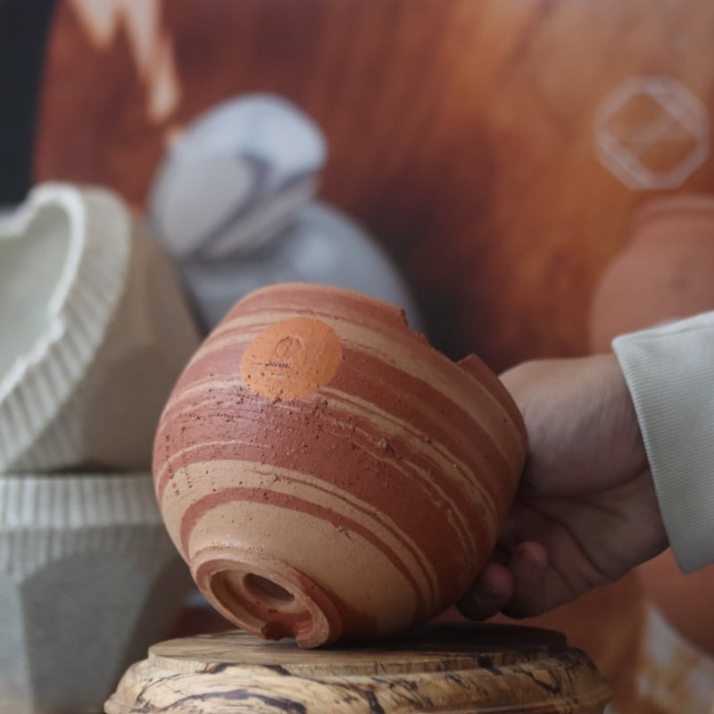 N/OH 鉢 MARBLE NOHBLE 証明書付き（N/OH× BOTANIZE 〝コロ鉢〟XS size