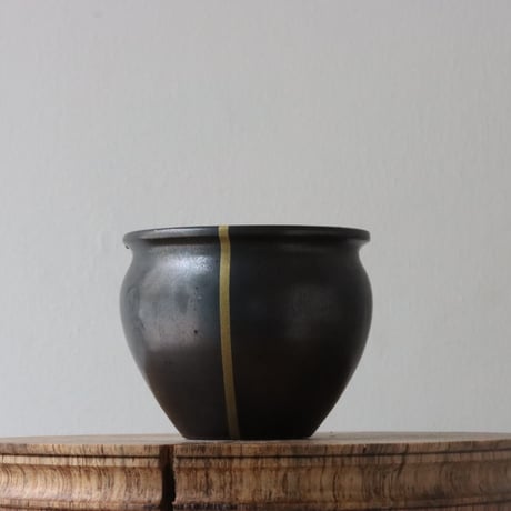 N/OH / コロ鉢 / Black＋Line / XS (2.5号)   no.504-238