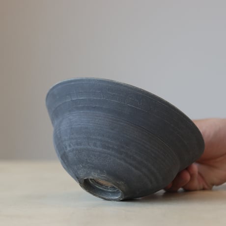 Yuta Uchida / black clay (5号鉢)  no.330-24