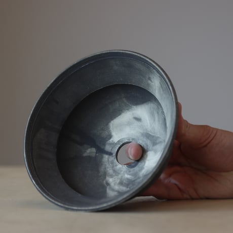 Yuta Uchida / black clay (5号鉢)  no.330-24