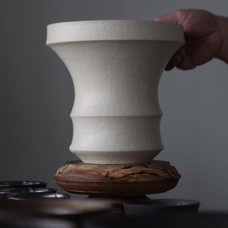Atsushi Funakushi / white flake / humanity pot     no.512-51
