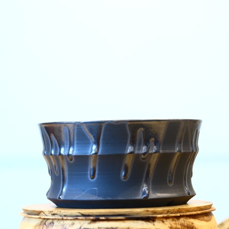 Yuta Uchida / black glaze / humanity pot    no.1231-29