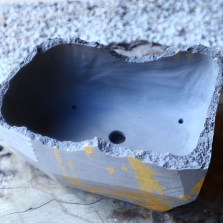 N/OH 期間限定【立冬コレクション2019 - 溌 ハツ- 】smoky grey / 金  M  no.20223