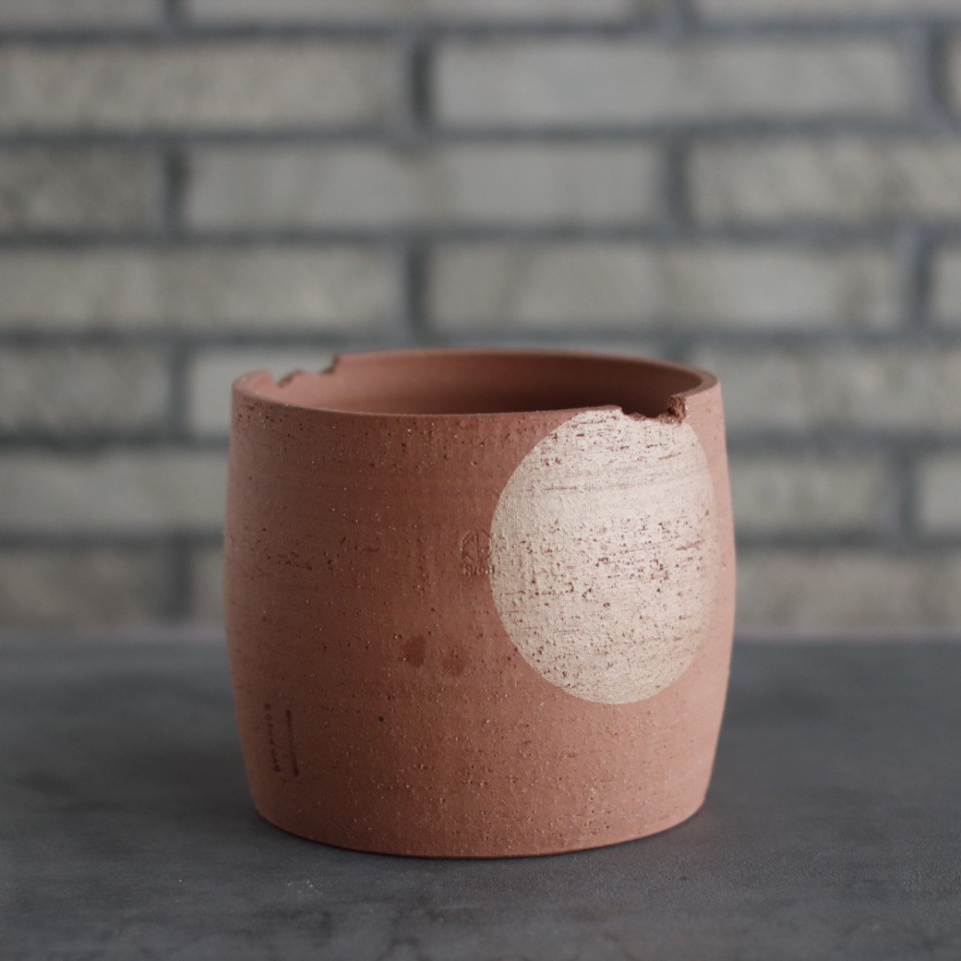 N/OH / コロ鉢 / Persimmon + Moon / M (5号) no.426-