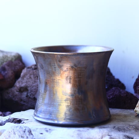 Yuta  Uchida 〝gold  rust″   /   humanity pot       no.42542