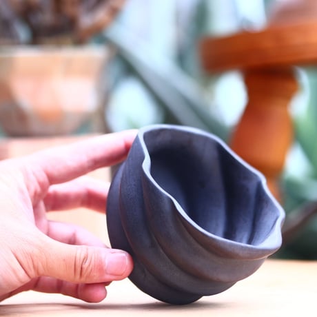 P&A ceramic ware / spiral pot 　no.612-P14
