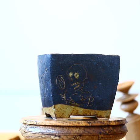 Andrew  Gemrich〝calavera″ / humanity pot    no521-G28
