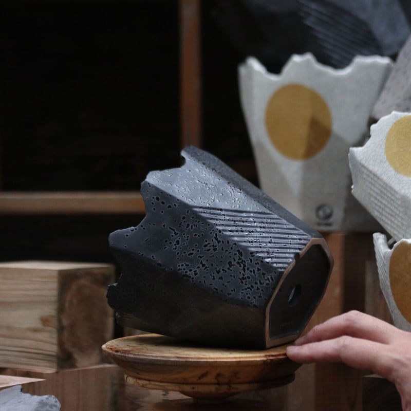 N/OH［澪標-芽の巣山別注］山ノ月ブラック　Mサイズ N/OH【澪標-芽の巣山別注】山ノ月ブラック+ moon / M no.1204/151