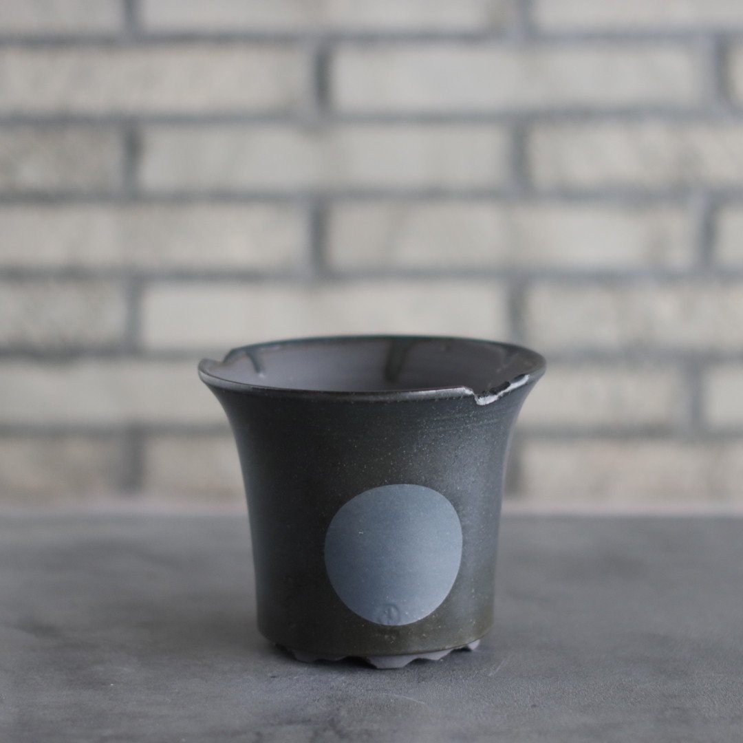 N/OH / ラン鉢 / Green + Moon / S (5号) no.426-52 |