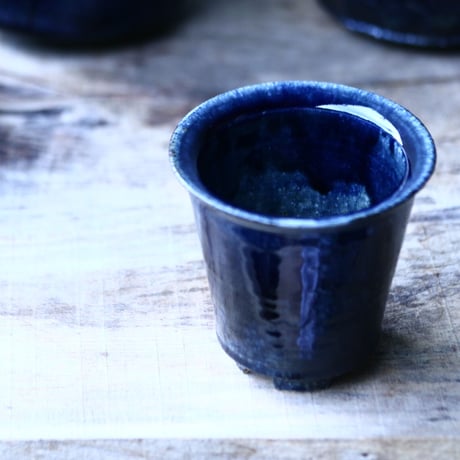 Tadao  Akutsu 〝瑠璃油″   /   humanity pot       no.91355
