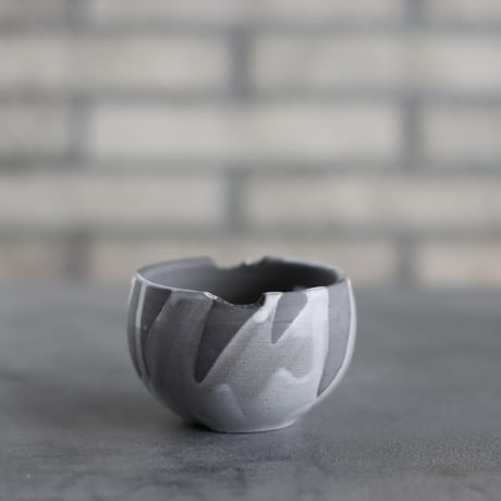 N/OH / コロ鉢 / RUNNY GRAY ＋ Moon / XS (3号)  no.1109-234