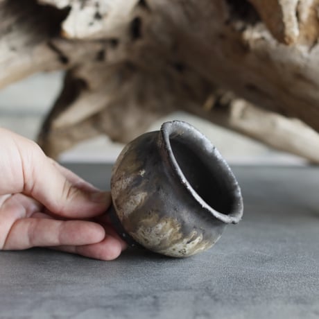 TAKERO POT / Tsubo / “Nakagawa glaze” (2.5号)   no.525-26